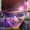 Animated contact sheet of a person wearing sunglasses and headwrap with glowing effects, displaying multiple frames showing changing facial expressions and light animations.