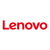 Red pixelated text spelling 'Lenovo' on a white background with visible dithering and low-resolution rendering.