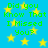 Green pixelated text on a blue background with yellow stars, repeating the phrase "Did you Know That I Missed You?" in a pattern