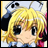 A pixelated anime-style character with blonde hair and large eyes appears on the left side of a contact sheet, while the right side displays text reading "Anime IM" and "cOm" against a black background.