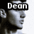 A black-and-white animated sequence shows a person's face with changing text overlays and symbols across four