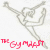 Pixelated icon of a figure in mid-air with arms raised, wearing red text "THE GYMNAST" below.