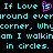 Pixelated cyan text on black background with a pink heart symbol replacing 'is' in the phrase "If Love is".