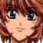 A pixelated anime-style character face with brown hair and large eyes on the left, next to a black background with white text "Anime IM" and "COM" on the right.