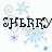 Pixelated icon with black text 'FEBRUARY' surrounded by light blue snowflakes and a spiral pattern on white background.