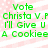 Green pixelated text on a pink and white striped background with repeated text phrases.