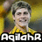A four- shows a person in a yellow shirt with changing text overlays: 'AgilahR' on top-left, '<3' on top-right, and partial names at the bottom