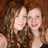Two people with long brown hair appear in a pixelated image, accompanied by text reading 'best friends' and 'forever and ever'.