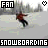 Animated contact sheet showing two frames of a snowboarding buddy icon with