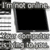 A static icon featuring a black monitor with gray text above and below it, displayed in grayscale.