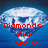 Pixelated image of a diamond shape with red text reading "Diamonds Are Forever" overlaid on a blue background.