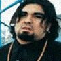 nine shows a person with dark hair and sunglasses in various poses, including close-ups of the face and mouth open wide