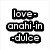 five pixelated images showing a woman with long brown hair in various poses and backgrounds, including text reading 'love-andi-in-dulce' on the top-left
