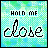 A 6-frame animated contact sheet showing pixelated text "HOLD ME close" on a blue-green gradient background with dithering effects, arranged in a 3x2 grid.