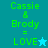 Green text 'Cassie & Brody = LOVE' with a star symbol on two distinct background color variations.