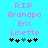 Pixelated text on cyan background with pink and black symbols, showing animation change in symbol positions.
