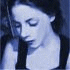 repeated blue-toned images showing a person with dark hair and closed eyes in a downward gaze, each frame displaying subtle variations in facial expression