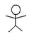 Six stick figure icons arranged in two on white background, with one icon displaying 'Beast!' text