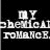 A 50x50 pixel animated contact sheet showing two frames of a My Chemical Romance-themed buddy icon with text and character imagery.