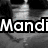 four pixelated images showing text and symbols: a partial face with 'Mandi', a heart with 'ls', a person with 'Emolicious', and a cat with ':D'