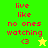 Green and yellow pixelated background with red text reading 'live like no ones watching <3' and a star symbol changing color between frames.
