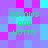 Pixelated of cyan and magenta squares with green text reading "BICOWS ARE HOTT!!!" repeated four times