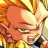 A pixelated anime-style character with spiky yellow hair and orange skin appears on the left side of a contact sheet, while the right side displays white text reading "Anime IM" above "COM" against a black background.