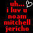 Red pixelated text on black background with white heart symbol; two versions show identical static text except one has a heart above 'i luv u'.