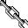 Four pixelated DNA double helix icons in grayscale, each rotated differently against a white background.