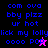 Pixelated text and star symbols on four colored backgrounds with one frame showing a pink star and another a black star.