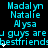 A static digital image displays repeated text in cyan on black background with white star-like symbols.