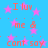 Blue background with pink stars and red text reading "I luv me & cant say" in a repeating pattern.