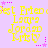 Yellow text reading 'Best Friend Laura Jordan Kristy' on a light purple background with pink star accents.