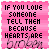 Four pink striped display text and symbols: top-left reads "IF YOU LOVE SOMEONE TELL THEM BECAUSE HEARTS ARE BROKE", top-right says "BY WORDS LEFT UNSPOKEN", bottom-left shows a question mark, bottom-right has a pixelated heart