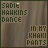 30 identical pixelated icons showing 'SADIE HAWKINS DANCE' text above 'IN MY KHAKI PANTS', with orange and brown color scheme on wood-textured background