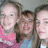 six colored with pixelated text and a photo of three people in the top-left
