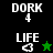 Pixelated text and symbols on black and green backgrounds with animated star changes.