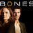 Two pixelated figures with brown hair stand side-by-side beneath the word BONES in blocky letters, one figure wearing a dark jacket over a light shirt.
