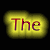 Yellow and white text on black background forms a phrase with three of words, each containing multiple overlapping or adjacent word segments