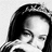 Black-and-white icon shows a person with long dark hair in three sequential poses: covering eyes, holding hand near mouth, and looking forward.