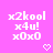 Pixelated white text on bright pink background with two heart symbols, showing animation where the right heart changes from solid to outline.