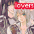 Six anime-style character portraits arranged in a with overlaid text labels, each depicting distinct expressions and themes