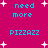 Pixelated text and white starbursts on a solid magenta background with no visible motion.