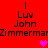 Red background with repeated text and pixelated hearts; two heart positions alternate between frames.