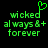 Green pixelated text and heart symbol on black background, with two identical side-by-side arrangements of the same elements.