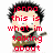 Pixelated character with black spiky hair and red text overlay reading 'jenna this is what im talking about' across the face.