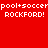A static image with four quadrants displaying pixelated text on solid backgrounds.