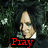 A four- shows a person with long dark hair and a black suit against green foliage, with red text reading 'Pray', 'For', and 'Me' in separate
