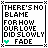 Pixelated text icon with 'THERE'S NO BLAME FOR HOW OUR LOVE DID SLOWLY FADE' in black and green, featuring animated heart and star symbols.