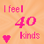 Pixelated pink text and heart symbols on an orange radial gradient background with a gray transparency overlay in the bottom-right corner.